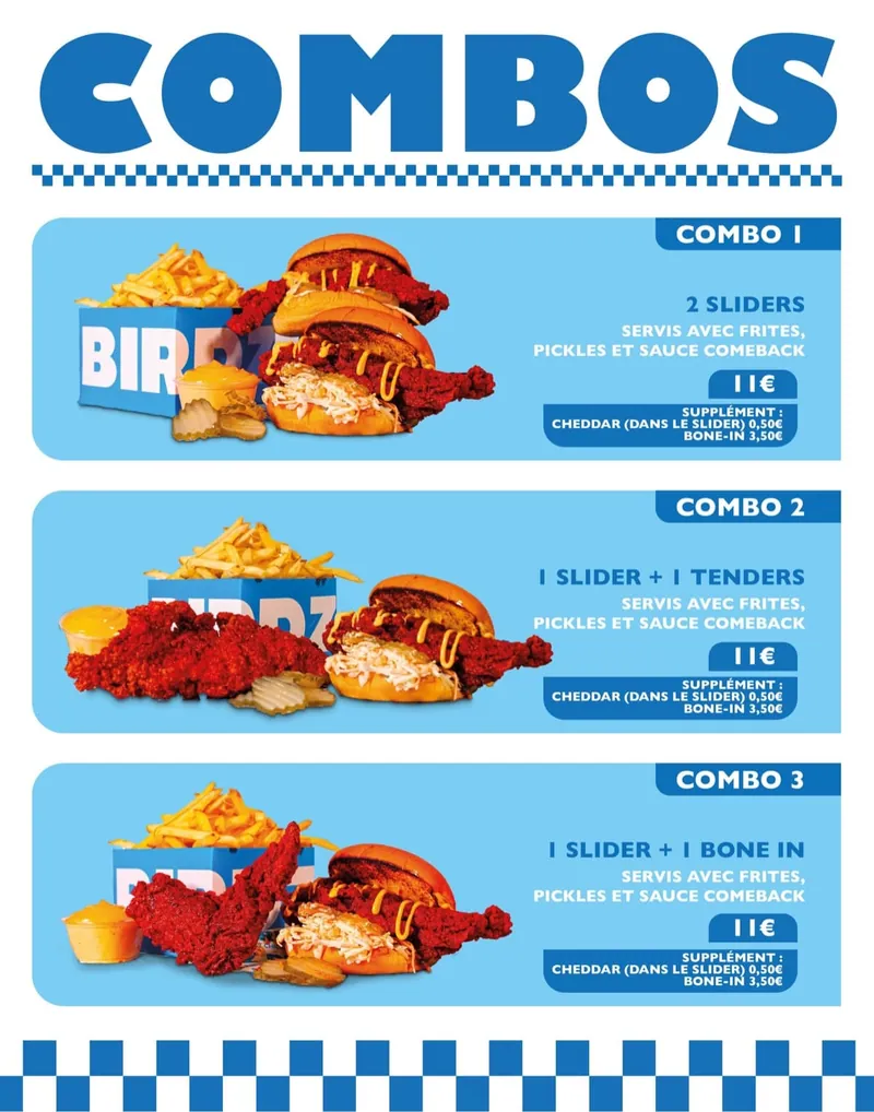 Birdz — menu — visuel 3